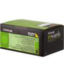 Lexmark CS310/CS410/CS510 Amarillo Cartucho de Toner Original - 70C20Y0/70C20YE/702Y