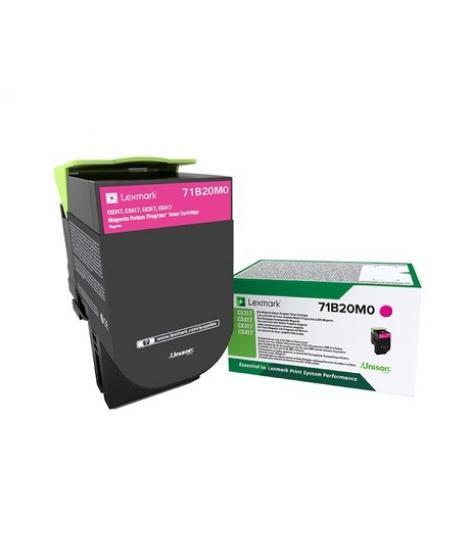 Lexmark CS317/CS417/CS517/CX317/CX417/CX517 Magenta Cartucho de Toner Original - 71B20M0