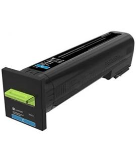 Lexmark CS820 Cyan Cartucho de Toner Original - 72K2XC0/72K2XCE