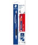 Staedtler Pack de 1 Portaminas 779 de 0.5mm + 1 Tubo de 12 Minas - Zona de Agarre Ergonomica - Resistente a Roturas