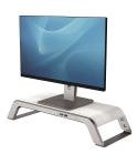 Fellowes Hana Soporte para Monitor - Ajustable en 3 Alturas - 4 Puertos USB - Base de Aluminio y Acabado en Madera - Hasta