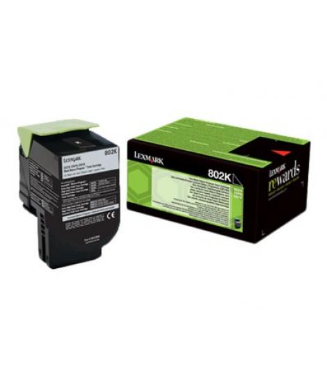 Lexmark CX310/CX410/CX510 Negro Cartucho de Toner Original - 80C20K0/802K