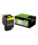 Lexmark CX310/CX410/CX510 Amarillo Cartucho de Toner Original - 80C20Y0/80C20YE/802Y