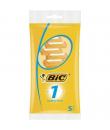 Bic Sensitive 1 Pack de 5 Maquinillas de Afeitar Desechables de 1 Hoja