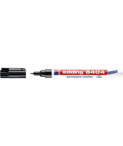 Edding 8404 Rotulador Aeroespacial Permanente - Escribe sobre Metal - Punta Redonda - Trazo 0.75mm - Resistente al Agua,