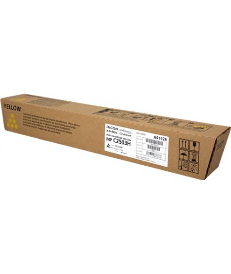 Ricoh Aficio MP-C2503SP/MP-C2003SP/MP-C2004SP/MP-C2504SP Amarillo Cartucho de Toner Original - 841926