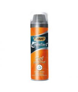 Bic Gel Sensitive Comfort Gel de Afeitar - Facil de Aplicar - Contiene Aloe Vera - Capacidad 200ml