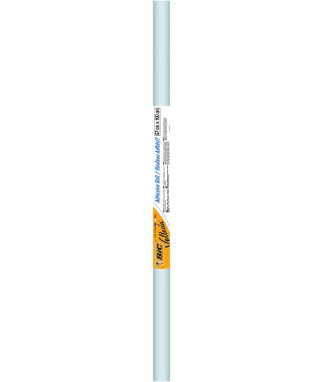 Bic Velleda Rollo Adhesivo para Pizarra Blanca - Facil de Cortar - Se Adapta a cualquier Superficie - Tamaño 67x100cm