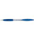 Bic Atlantis Classic Boligrafo Retractil - Punta de 1mm - Cuerpo Transparente con Grip - Color Azul