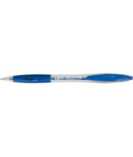 Bic Atlantis Classic Boligrafo Retractil - Punta de 1mm - Cuerpo Transparente con Grip - Color Azul