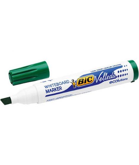 Bic Velleda 1751 ECOlutions Marcadores para Pizarra - Punta Biselada - Trazo entre 3mm y 5.5mm - Tinta con Base de Alcohol - Eco