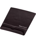 Fellowes Alfombrilla con Reposamuñecas de Espuma Canal Ergonomico - Diseñador para Evitar Dolor de Muñeca - Color Negro