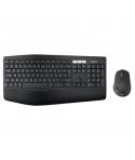 Logitech MK850 Performance Pack Inalambrico USB Teclado con Reposamuñecas + Raton 1000dpi 7 Botones - Uso Diestro - Color Negro