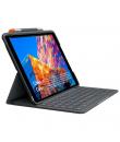 Logitech Slim Folio Funda con Teclado Bluetooth para iPad Air 3ª Generacion 10.2" - Escritura Comoda - Color Gris