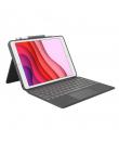 Logitech Combo Touch Funda con Teclado Retroiluminado Inalambrico para iPad 7ª y 8ª Generacion 10.2" - Trackpad - Escritura, Vis