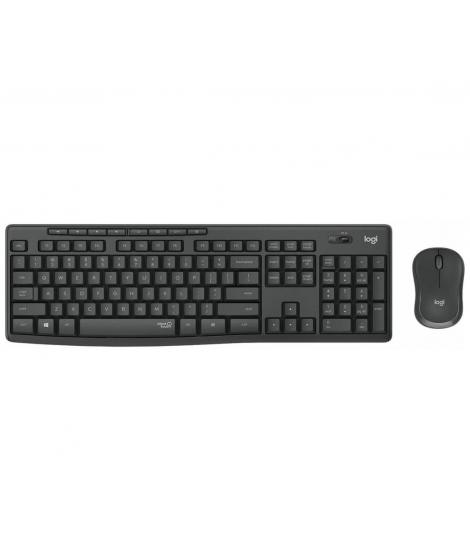 Logitech MK295 Pack Inalambrico Teclado (Portugues) + Raton 1000dpi 3 Botones - Teclas y Botones Silenciosos - Uso Ambidiestro -