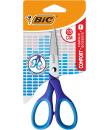 Bic Comfort Tijera Escolar 13cm - Mango Suave - Uso Diestro - Color Rosa /Azul Aleatorio