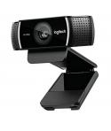 Logitech C922 Pro Stream Webcam Full HD 1080p USB - Microfonos Integrados - Tripode de Mesa - Cable de 1.50m - Color Negro