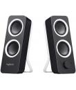 Logitech Z200 Altavoces Mutimedia Estereo 10W - Entrada Jack 3.5mm - Cable de 1.80m - Color Negro