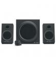 Logitech Z333 Sistema de Altavoces 2.1 80W - Subwoofer 24W - Entrada Jack 3.5mm + RCA - Color Negro