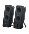 Logitech Z207 Altavoces 2.0 Bluetooth - 10W - Sonido Estereo - Entrada Jack 3.5 mm - Color Negro