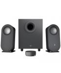 Logitech Z407 Altavoces 2.1 Bluetooth - 80W - Subwoofer 20W - Micro USB, Entrada Jack 3.5mm - Control Inalambrico - Color Negro