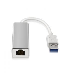 Aisens Conversor Adaptador de Red RJ45 a USB 3.0 Gigabit 10/100/1000 Mbps - Color Plata