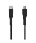 Aisens Cable USB 2.0 3A - Tipo USB-C/M-Micro B/M - 1.0m - Color Negro