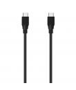 Aisens Cable USB 3.2 GEN2X2 20GBPS 8K@30Hz 5A 100W E-Marker - Tipo USB-C/M-USB-C/M - 0.6m - Color Negro