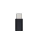 Aisens Mini Adaptador USB-C USB 2.0 - Tipo Micro-B/H-USB-C/M - Color Negro