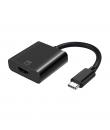 Aisens Conversor USB-C a HDMI 4K@60HZ - USB-C/M-HDMI/H - 15cm - Color Negro