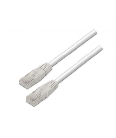 Aisens Cable de Red Latiguillo RJ45 Cat.5e UTP AWG24 - 10m - 10/100 Mbit/s - Color Blanco