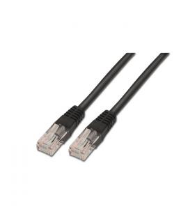 Aisens Cable de Red Latiguillo RJ45 Cat.5e UTP AWG24 - 1.0m - 10/100 Mbit/s - Color Negro