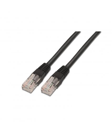 Aisens Cable de Red Latiguillo RJ45 Cat.5e UTP AWG24 - 2.0m - 10/100 Mbit/s - Color Negro