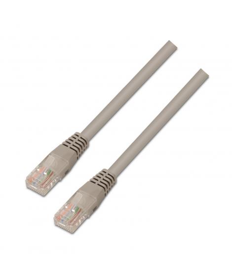 Aisens Cable de Red Latiguillo RJ45 Cat.6 UTP AWG24 - 2.0m - 10/100/1000 Mbit/s - Color Gris