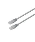 Aisens Cable de Red Latiguillo RJ45 Cat.6 UTP AWG24 - 15m - 10/100/1000 Mbit/s - Color Gris