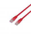 Aisens Cable de Red Latiguillo RJ45 Cat.6 UTP AWG24 - 0.5m - 10/100/1000 Mbit/s - Color Rojo