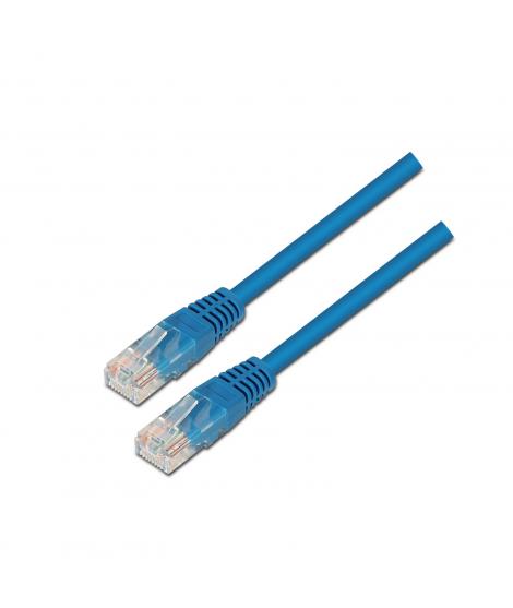 Aisens Cable de Red Latiguillo RJ45 Cat.6 UTP AWG24 - 1.0m - 10/100/1000 Mbit/s - Color Azul