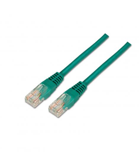 Aisens Cable de Red Latiguillo RJ45 Cat.6 UTP AWG24 - 3.0m - 10/100/1000 Mbit/s - Color Verde