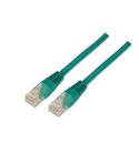 Aisens Cable de Red Latiguillo RJ45 Cat.6 UTP AWG24 - 3.0m - 10/100/1000 Mbit/s - Color Verde