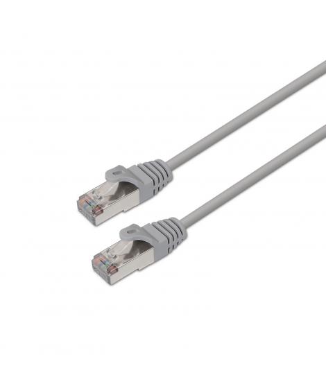 Aisens Cable de Red Latiguillo RJ45 Cat.6 FTP AWG24 - 10m - 10/100/1000 Mbit/s - Color Gris