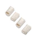 Aisens Pack de 10 Conectores RJ45 8 Hilos Cat.6 AWG24 - Color Transparente