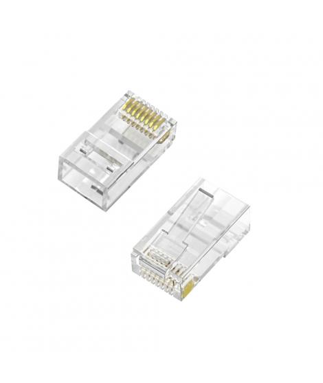 Aisens Pack de 50 Conectores RJ45 8 Hilos CAT.6 AWG24