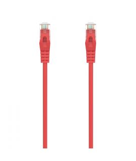 Aisens Cable de Red Latiguillo RJ45 LSZH CAT.6A 500 MHZ UTP AWG24 - 25CM - Color Rojo