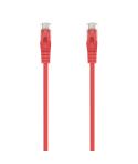 Aisens Cable de Red Latiguillo RJ45 LSZH Cat.6A 500 MHZ UTP AWG24 - 0.25m - Libre de Halogenos - 10 Gigabit/s - Color Rojo