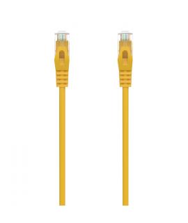 Aisens Cable de Red Latiguillo RJ45 LSZH CAT.6A 500 MHZ UTP AWG24 - 25CM - Color Amarillo