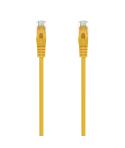 Aisens Cable de Red Latiguillo RJ45 LSZH Cat.6A 500 MHZ UTP AWG24 - 0.25m - Libre de Halogenos - 10 Gigabit/s - Color Amarillo