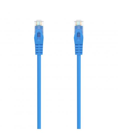 Aisens Cable de Red Latiguillo RJ45 LSZH CAT.6A 500 MHZ UTP AWG24 - 30CM - Color Azul