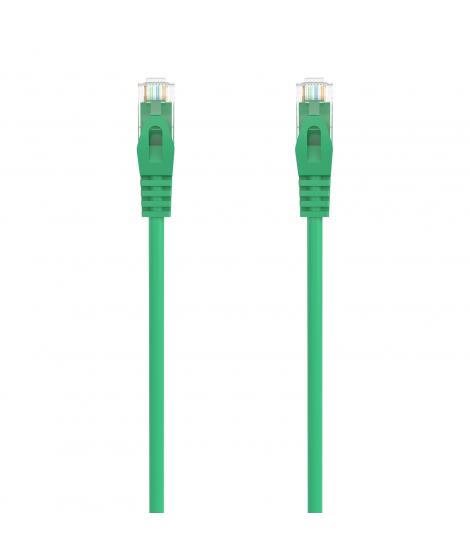 Aisens Cable de Red Latiguillo RJ45 LSZH CAT.6A 500 MHZ UTP AWG24 - 30CM - Color Verde