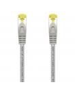 Aisens Cable de Red Latiguillo RJ45 LSZH Cat.7 600 Mhz S/FTP PIMF AWG26 - 1.0M - Color Gris